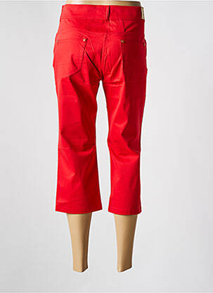Pantacourt stretch taille normale rouge PAUL BRIAL femme