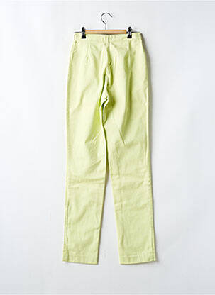 Jeans coupe slim poches taille haute vert SETRAK femme