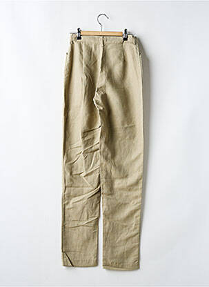 Pantalon slim taille haute taille haute vert SETRAK femme