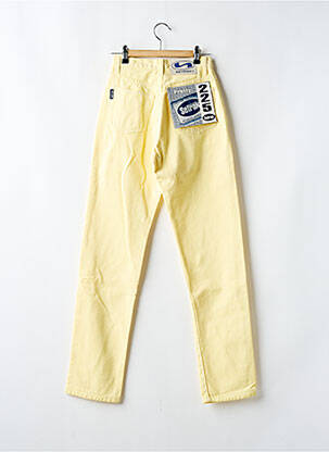 Jeans coupe slim taille haute taille haute jaune SETRAK femme