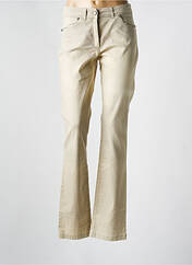 Jeans coupe slim vert PAUL BRIAL pour femme seconde vue