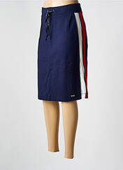 Jupe mi-longue bleu MALOKA pour femme seconde vue