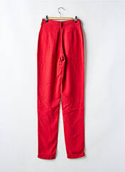 Pantalon slim rouge SETRAK pour femme seconde vue
