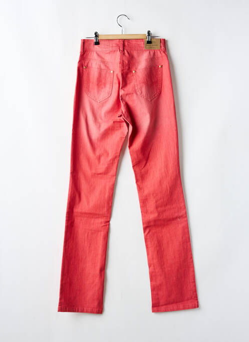 Jeans coupe slim rouge PAUL BRIAL pour femme