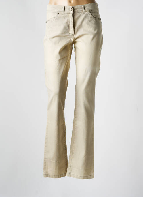 Jeans coupe slim vert PAUL BRIAL pour femme