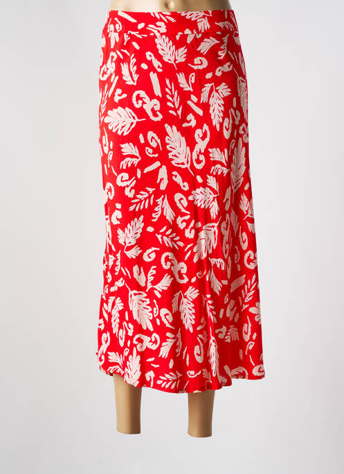 Jupe longue rouge ÉTYMOLOGIE pour femme