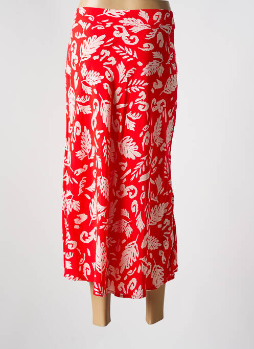 Jupe longue rouge ÉTYMOLOGIE pour femme