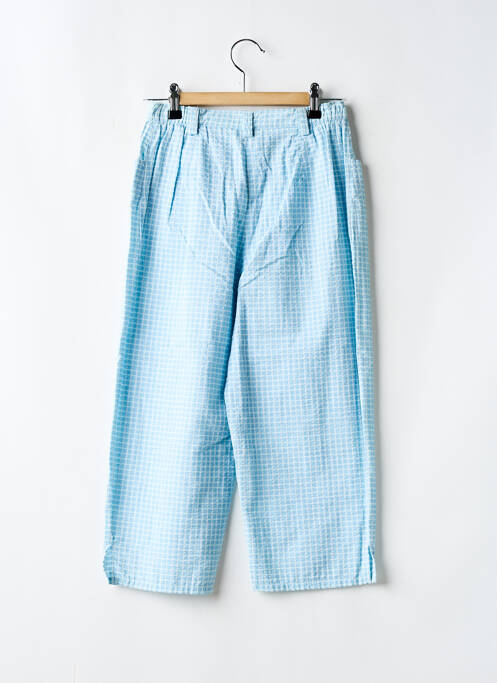 Pantacourt bleu CHRISMAS'S pour femme