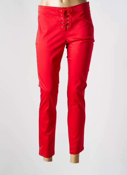 Pantalon 7/8 rouge PAUL BRIAL femme