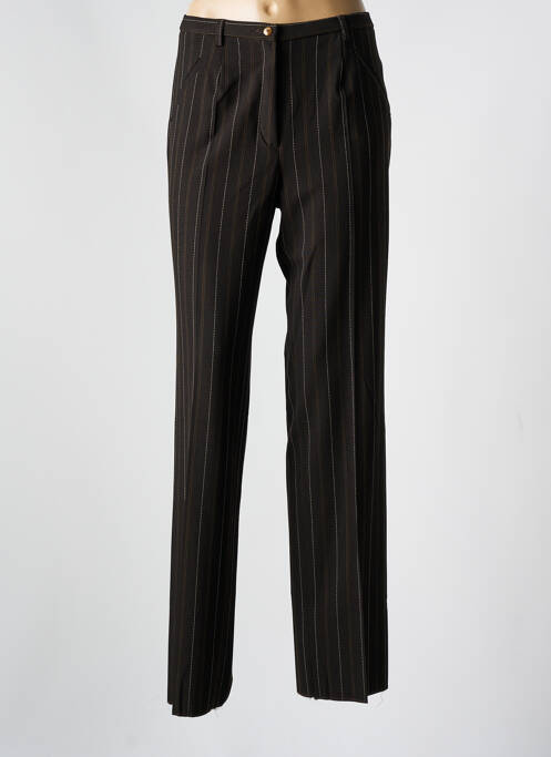 Pantalon droit marron KIPLAY pour femme