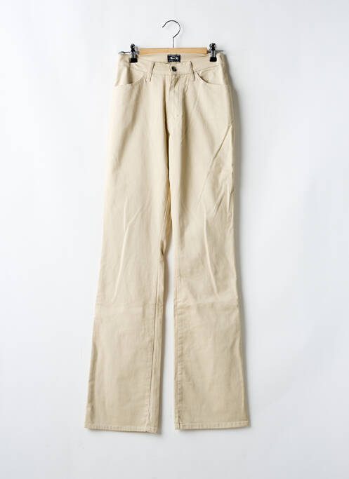 Pantalon flare beige SETRAK pour femme