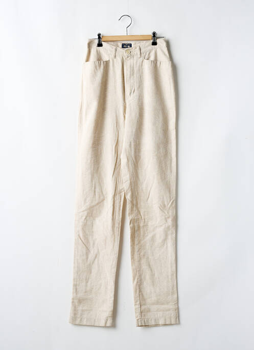 Pantalon slim beige SETRAK pour femme