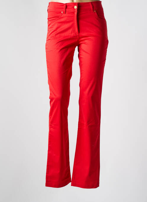 Pantalon slim rouge PAUL BRIAL pour femme