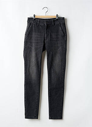 Jeans coupe slim stretch taille normale noir LAUREN VIDAL femme