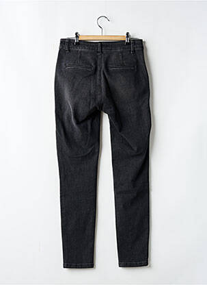 Jeans coupe slim stretch taille normale noir LAUREN VIDAL femme