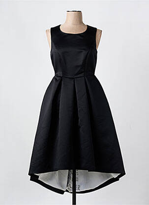 Robe mi-longue sans manche sans manche noir ELISA CAVALETTI femme