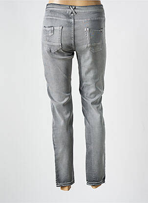 Jeans coupe slim stretch taille normale gris ELISA CAVALETTI femme