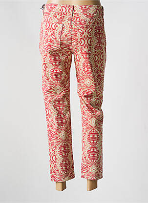 Pantalon slim tissage popeline taille normale rouge NYDJ femme