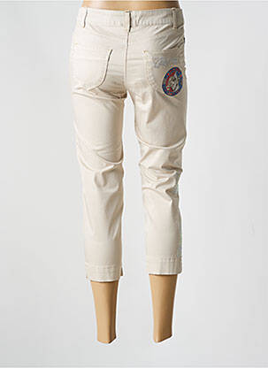 Pantacourt stretch taille normale beige ELISA CAVALETTI femme