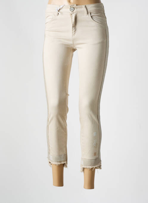 Pantacourt beige ELISA CAVALETTI pour femme