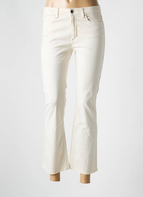Pantalon 7/8 beige LAUREN VIDAL pour femme