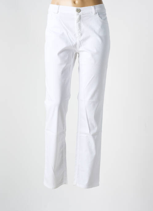 Pantalon droit blanc ELISA CAVALETTI pour femme