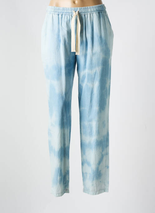 Pantalon droit bleu LAUREN VIDAL pour femme