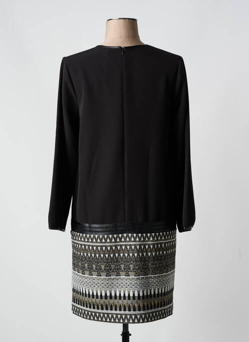 Robe courte noir LAUREN VIDAL pour femme