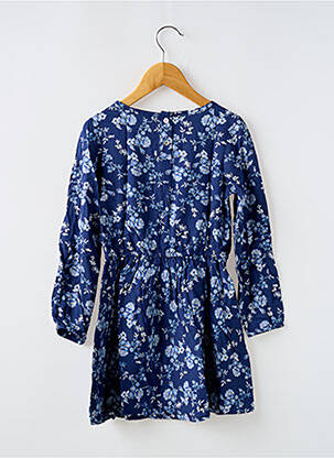 Robe mi-longue doublure manches longues bleu TIFFOSI fille