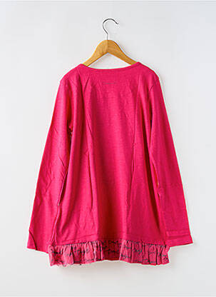 Tunique manches longues manches longues rose DESIGUAL fille