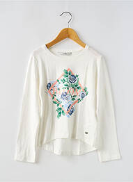 T-shirt stretch manches longues beige TIFFOSI fille