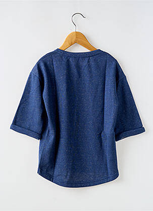 Sweat-shirt sérigraphie manches 3/4 bleu TIFFOSI fille