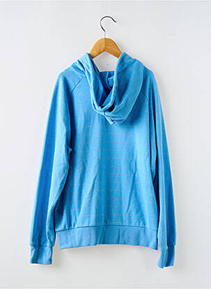 Sweat-shirt à capuche poches manches longues bleu LONSDALE fille