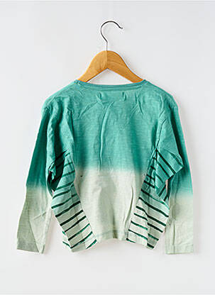 T-shirt stretch manches longues vert DESIGUAL fille