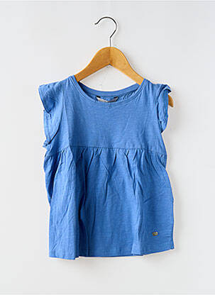 T-shirt stretch manches courtes bleu TIFFOSI fille