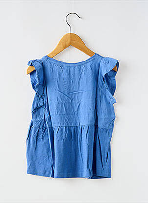 T-shirt stretch manches courtes bleu TIFFOSI fille