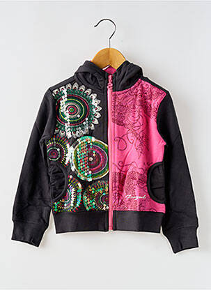 Veste casual poches rose DESIGUAL fille