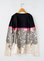 T-shirt noir DESIGUAL pour fille seconde vue