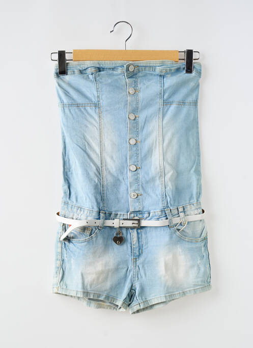Combishort bleu SIMPLY CHIC pour femme