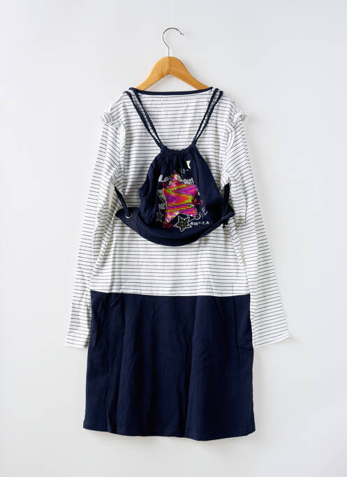 Robe mi-longue bleu DESIGUAL pour fille