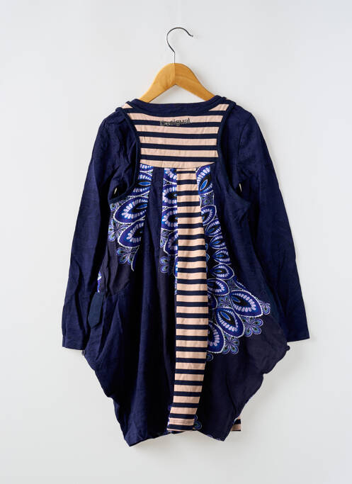 Robe mi-longue bleu DESIGUAL pour fille