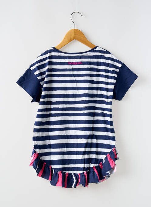 Tunique manches courtes bleu DESIGUAL pour fille