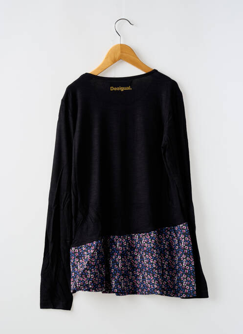Tunique manches longues noir DESIGUAL pour fille