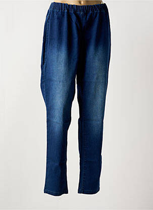 Jeans coupe slim stretch taille normale bleu VETO femme