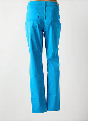Pantalon droit stretch taille normale bleu LCDN femme