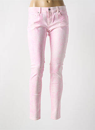 Jeans coupe slim stretch taille normale rose SALSA femme