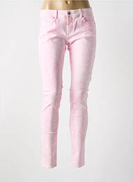 Jeans coupe slim stretch taille normale rose SALSA femme