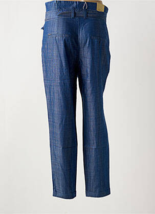 Pantalon droit taille à pinces taille haute bleu SALSA femme
