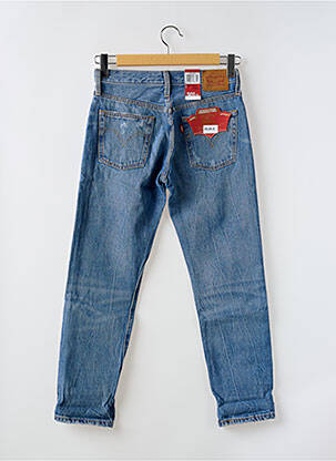 Jeans coupe slim effet usé délavé taille normale bleu LEVI'S femme