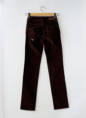 Pantalon droit stretch taille normale marron SALSA femme